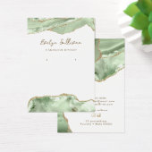 Schmuckkarte Jade green agate (Schreibtisch)