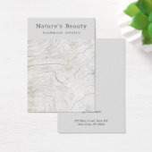 Schmuckkarte mit verwittertem Strandholz (Schreibtisch)