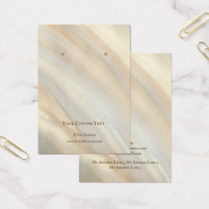 Schmuckkarte, Sandfarbe