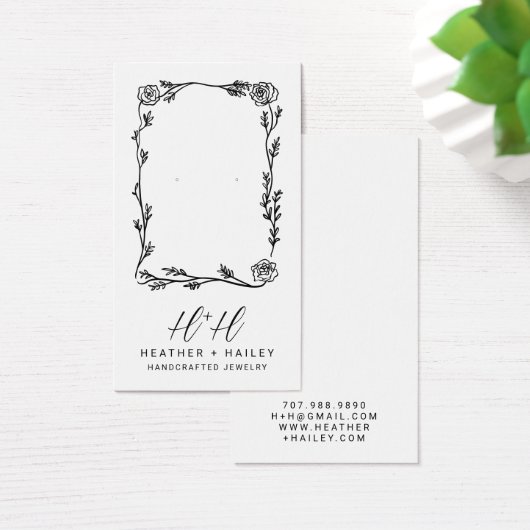 Schmuckkarten für die Blume (Schreibtisch)