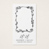 Schmuckkarten für die Blume (Vorderseite)