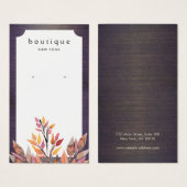 Schmuckkarten für Holz und Blätter (Vorne & Hinten)