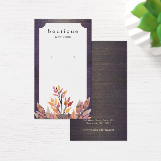 Schmuckkarten für Holz und Blätter (Schreibtisch)