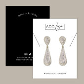 Schmuckkarten für Minimalistische, einfache Marken Visitenkarte