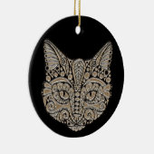 Schmuckkatzenschmuck in Keramik Ornament (Rechts)
