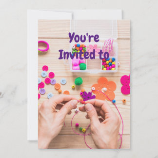 Schmuckkunst Geburtstagsfeier Einladung