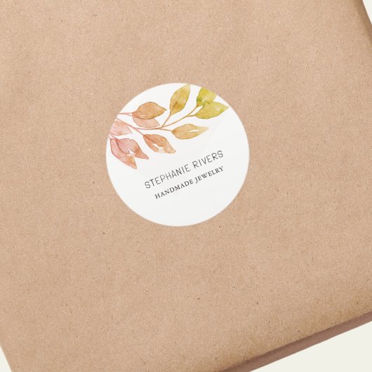 Schmuckmacher für Wasserfarben Runder Aufkleber