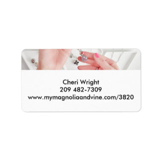 Schmuckmarke Adressaufkleber