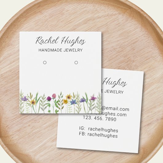 SchmuckOhrringe Blumenanzeigetafel