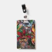 Schmuckplatz Ausweis (Vorderseite mit Clip)