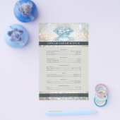 Schmuckreparaturpreisliste Sparkling Diamant Flyer (Einzeln)