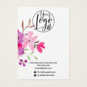 Schmuckring in rosa Blumengestein (Rückseite)