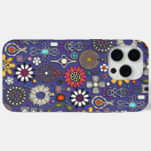Schmuckschätze violett blau Case-Mate iPhone hülle (Rückseite (Horizontal))