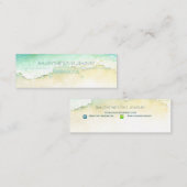 Schmuckschmuck an der Küste Mini Visitenkarte (Vorne/Hinten)