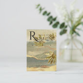 Schmuckschmuck-Ausstellung "Goldene Natur" Visitenkarte (Stehend Vorderseite)