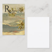 Schmuckschmuck-Ausstellung "Goldene Natur" Visitenkarte (Vorne/Hinten)