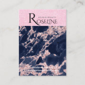 Schmuckschmuck-Display für den Glitzer von Navy Visitenkarte (Vorderseite)