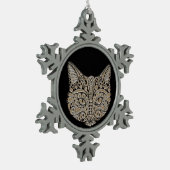 Schmuckschmuck Schneeflocken Zinn-Ornament (Links)