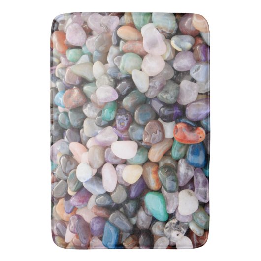 Schmucksteine Badematte (Vorderseite Vertikal)