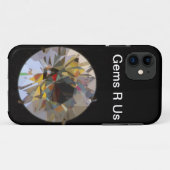 Schmucksteine Case-Mate iPhone Hülle (Rückseite (Horizontal))