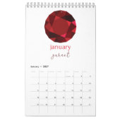 Schmucksteine Kalender (Jan 2027)