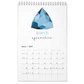 Schmucksteine Kalender (Mär 2027)