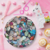 Schmucksteine Pappteller (Party)