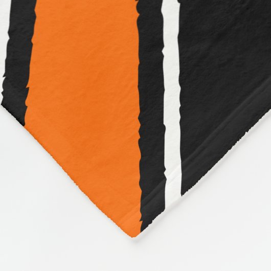 Schmuckstoff Stil 100215(2) - Bernstein und Orange Fleecedecke (Ecke)