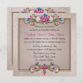 Schmuckstück Einladung (Vorne/Hinten)