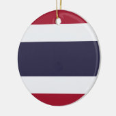 Schmuckstück mit der Flagge Thailands Keramik Ornament (Links)