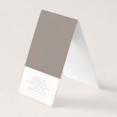 Schmuckstück | Neutral | Minimalistisch Visitenkarten (Rückseite)