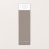 Schmuckstück | Neutral | Minimalistisch Visitenkarten (Außenseite Aufgefaltet)