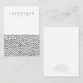 Schmuckstück | Polka Dot | Abstraktion  Visitenkarte (Vorne/Hinten)