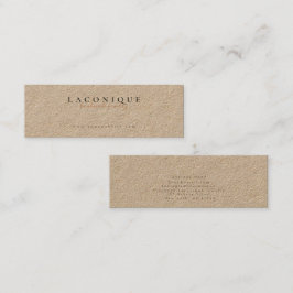 Schmuckstück | SchmuckEarring | Kraft Mini Visitenkarte