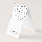 Schmuckstück | SchmuckEarring | Schwarz/Weiß Visitenkarten (Vorderseite)