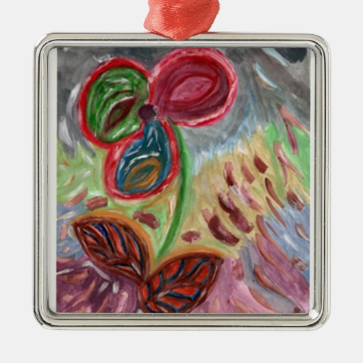 Schmuckstück Silbernes Ornament (Vorne)