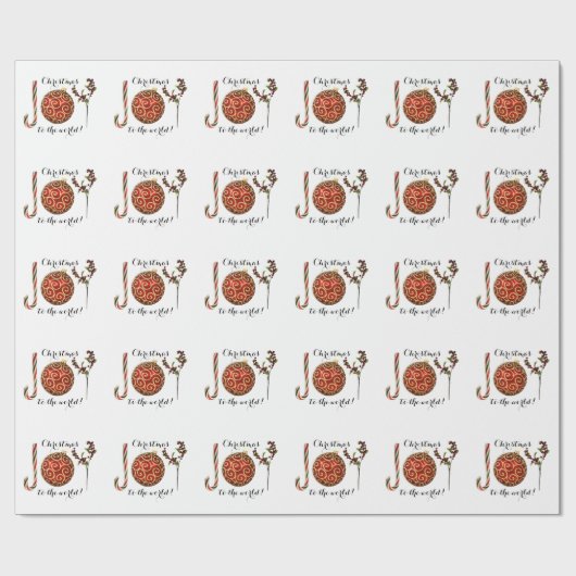 Schmuckstücke aus Joy word Art Geschenkpapier (Flach)