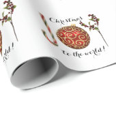 Schmuckstücke aus Joy word Art Geschenkpapier (Rolleneckpunkt)