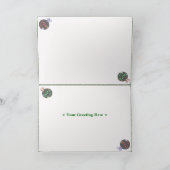 Schmuckstücke, gefroren (Foto) Feiertagskarte (Innenseite)