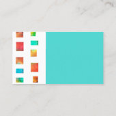 Schmuckton Moderne Visitenkartenvorlage Visitenkarte (Rückseite)