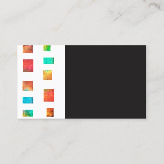 Schmuckton Moderne Visitenkartenvorlage Visitenkarte (Rückseite)