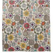 Schmucktücher Leinen Duschvorhang (Vorderseite)