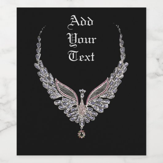 Schmuckweinetikett Weinetikett (Einzelnes Label)