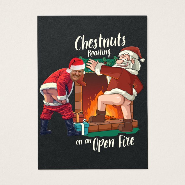 Schmuddell Santa & Trump Dreckige Lebensmittel-Wor (Vorderseite)
