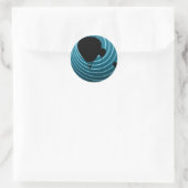 Schmuggelballons Runder Aufkleber (Tasche)