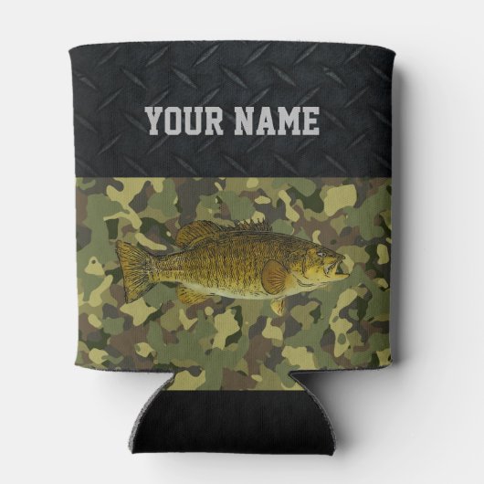 Schmuggelbarsch Name Raubfischerei Camouflage Dosenkühler (Rückseite)
