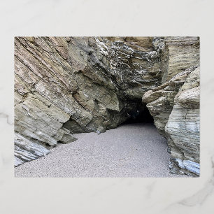 Schmuggler Höhle Cornwall Folien Feiertagspostkarte