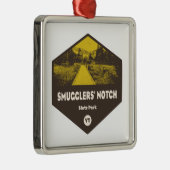 Schmuggler-Notch-Staat Park Vermont Ornament Aus Metall (Rechts)