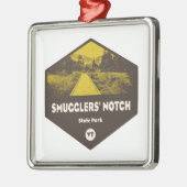 Schmuggler-Notch-Staat Park Vermont Ornament Aus Metall (Links)