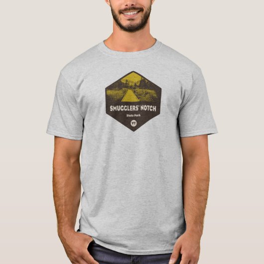 Schmuggler-Notch-Staat Park Vermont T-Shirt (Vorderseite)